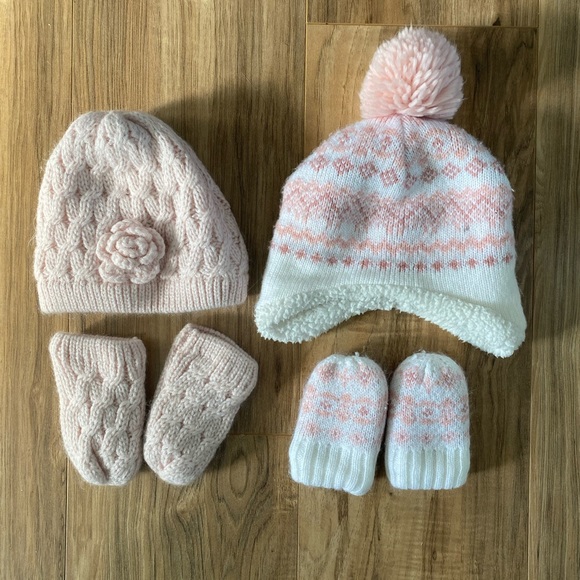 Joe Fresh Other - 4/$10 2 Sets of Toddler Hat & Mitts 12-24M